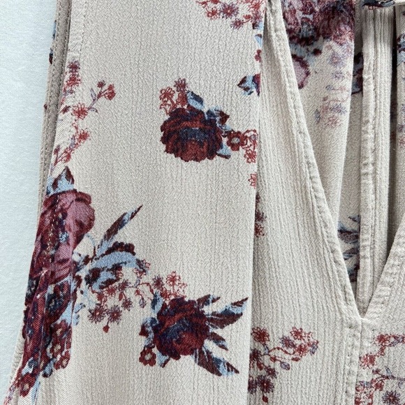 Free People Tree Swing Mini Dress Tunic S Boho Floral Lightweight Sleeveless - Picture 5 of 13